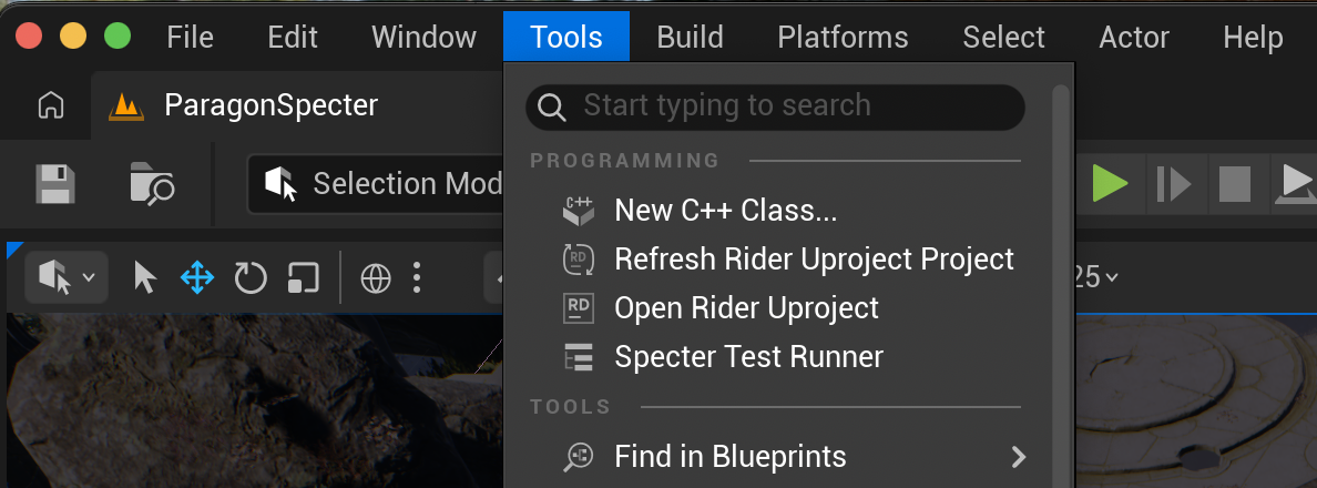 Trace Viewer Location in Tools Menu