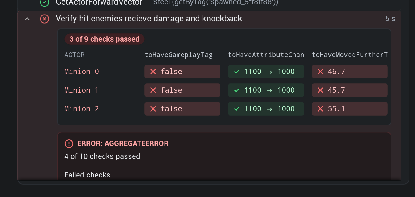 expectAll Multi-Assertion Matrix View in Specter Trace Viewer